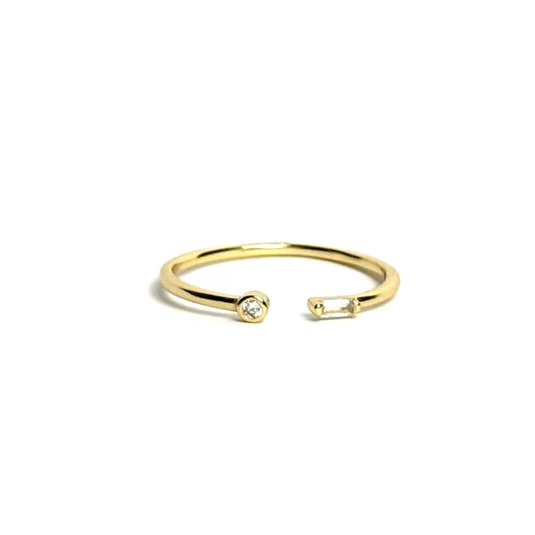 Duality Ring 14k Gold Plated