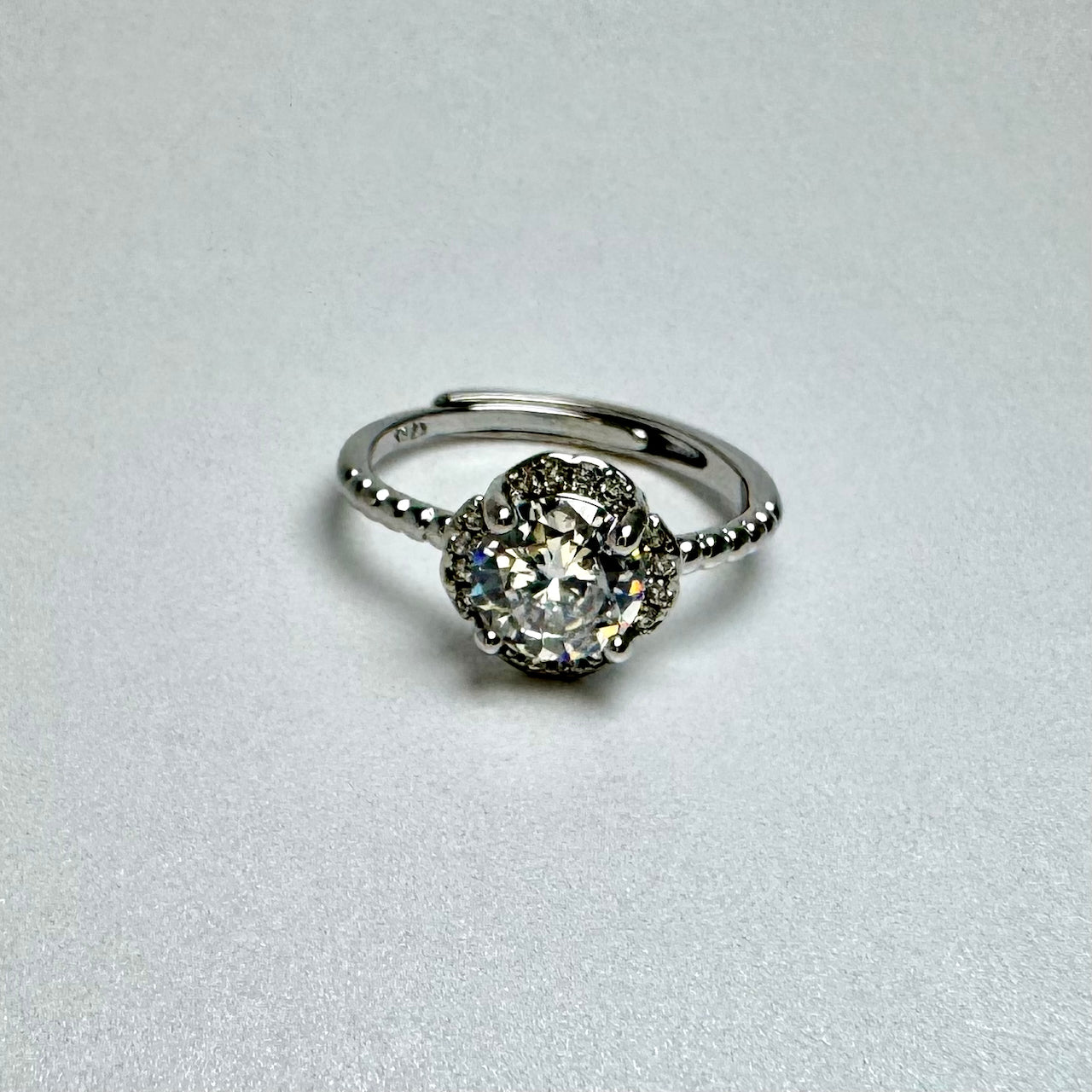 Radiant Halo Ring