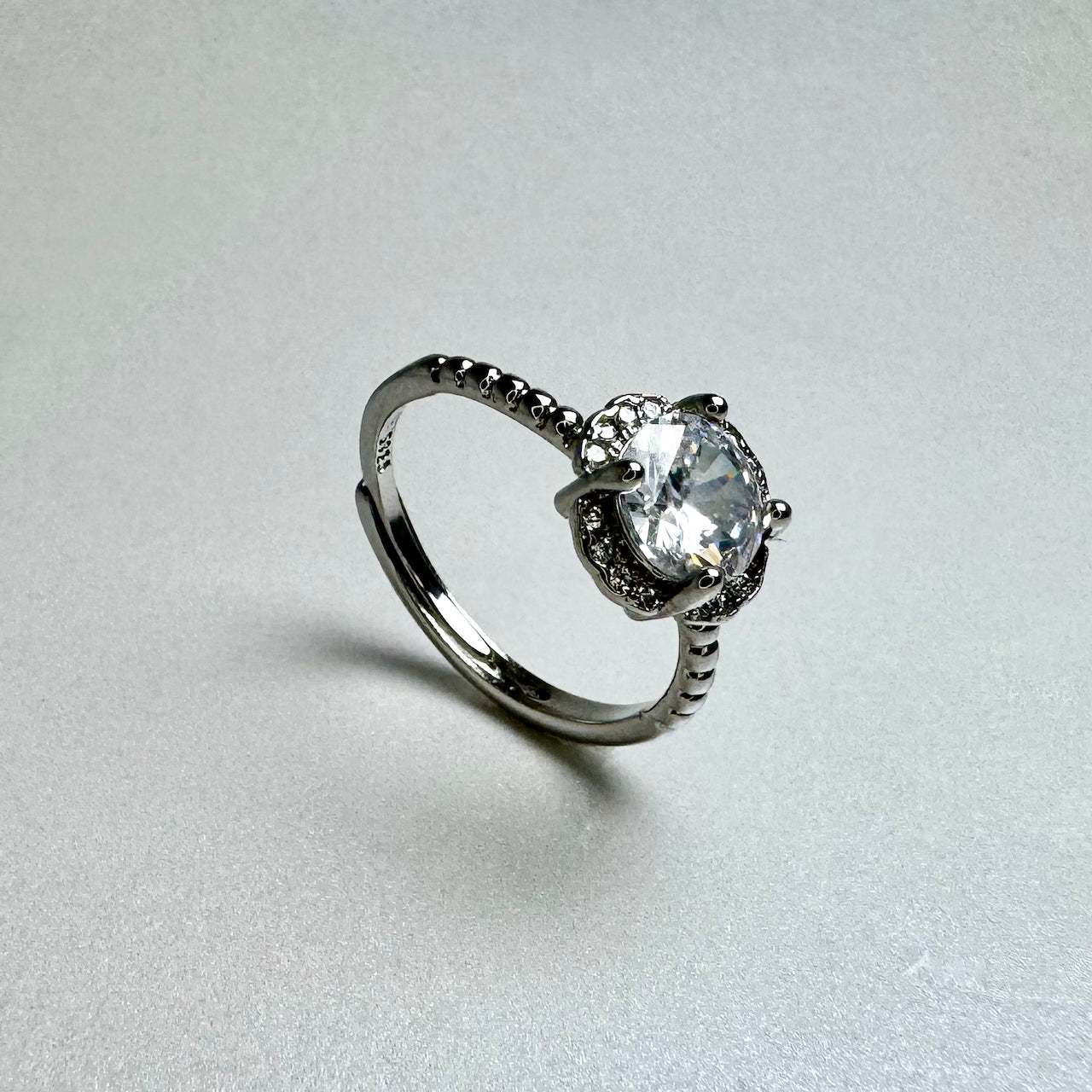 Radiant Halo Ring