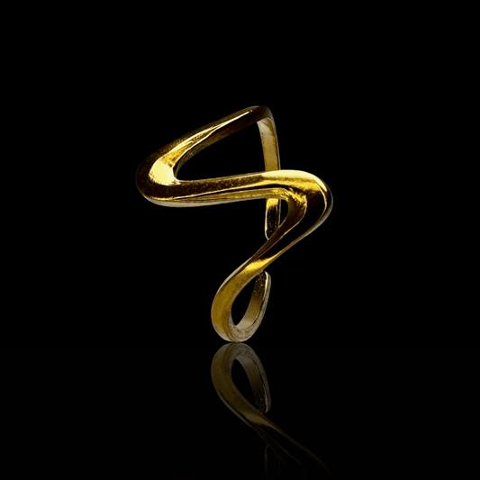 Golden Pulse Ring