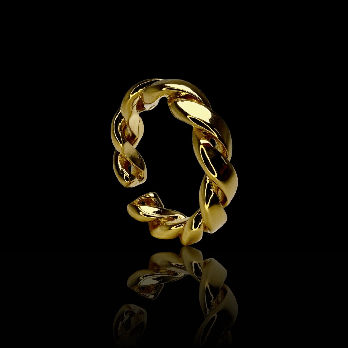 Twisted Elegance Ring